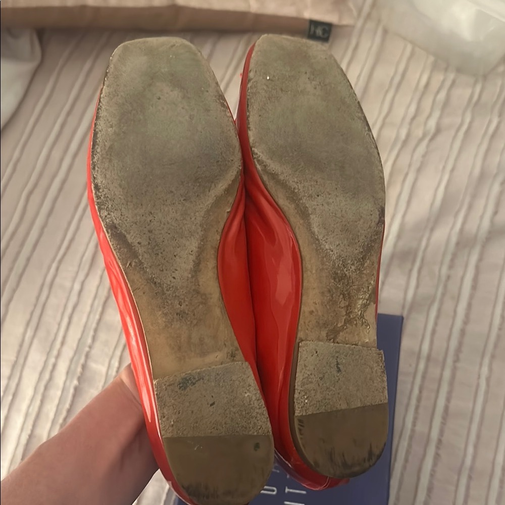 Stuart Weitzman Red Ballet Flats - Picture 5 of 5